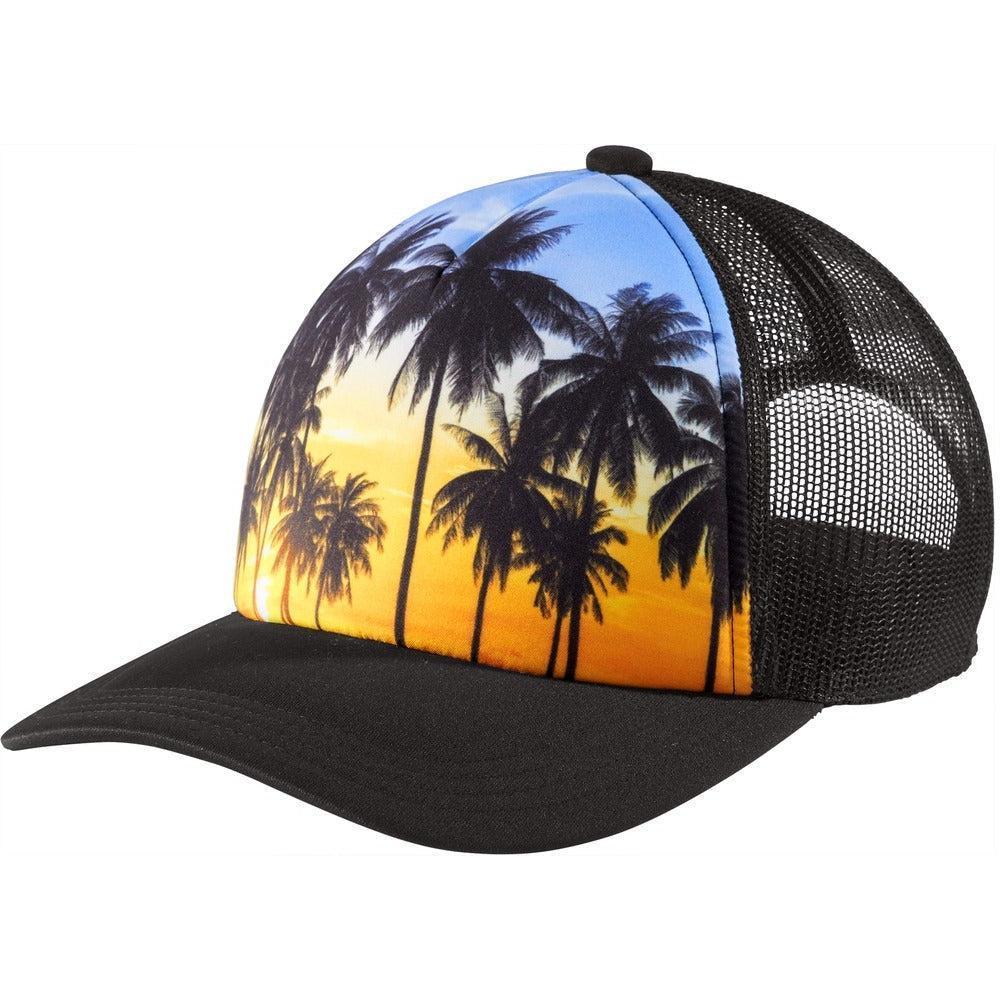 no-logo Port Authority Photo Real Snapback Trucker Cap