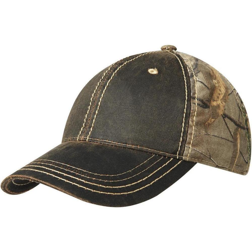 no-logo Port Authority Pigment-Dyed Camouflage Cap-Headwear-Port Authority-Thread Logic