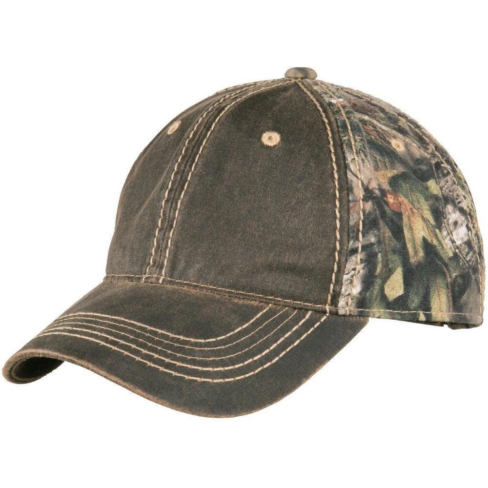 no-logo Port Authority Pigment-Dyed Camouflage Cap-Headwear-Port Authority-Thread Logic