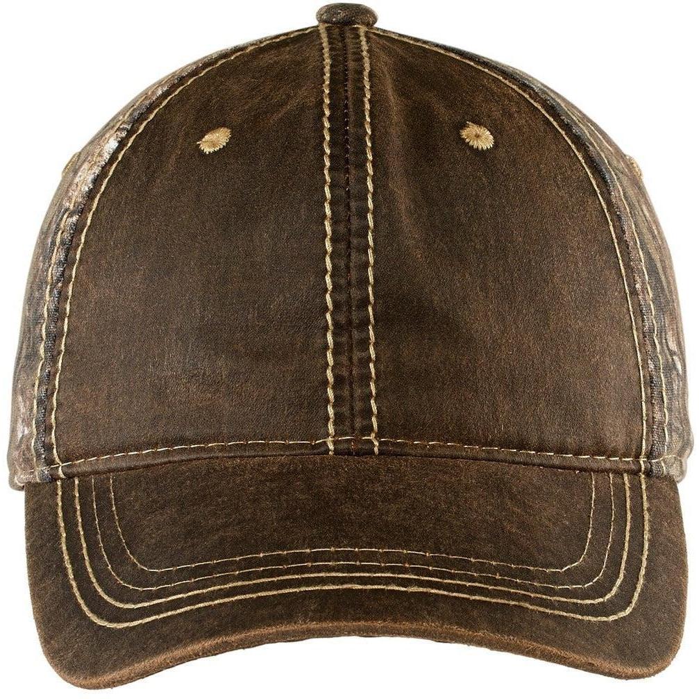 no-logo Port Authority Pigment-Dyed Camouflage Cap-Headwear-Port Authority-Realtree Xtra-OSFA-Thread Logic
