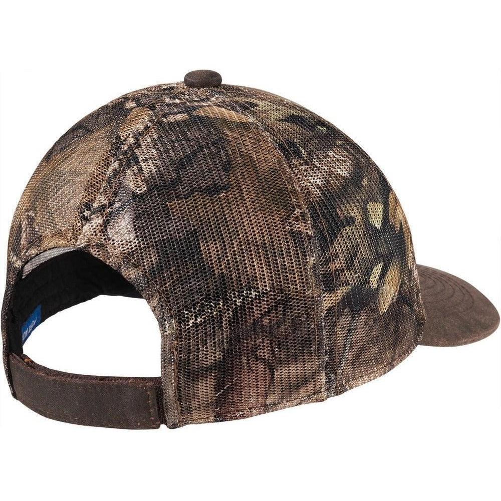 no-logo Port Authority Pigment Print Camouflage Mesh Back Cap-Regular-Port Authority-Thread Logic