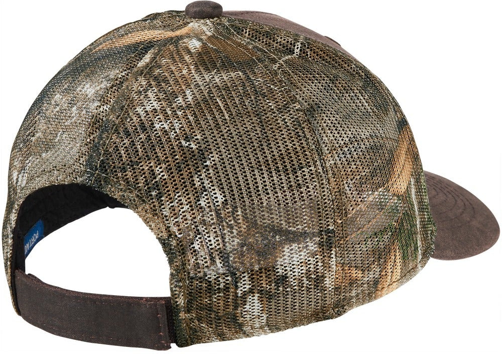 no-logo Port Authority Pigment Print Camouflage Mesh Back Cap-Regular-Port Authority-Thread Logic
