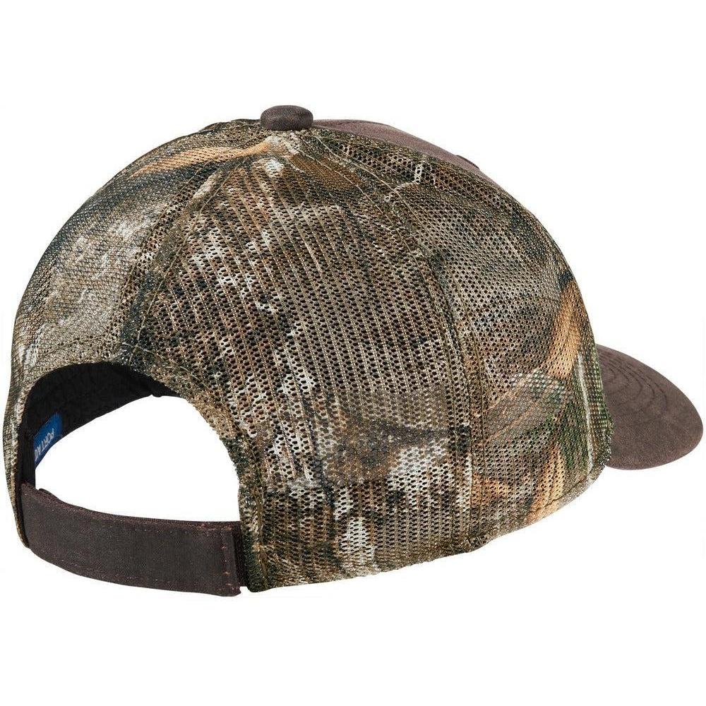 no-logo Port Authority Pigment Print Camouflage Mesh Back Cap-Regular-Port Authority-Thread Logic