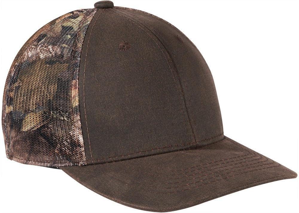 no-logo Port Authority Pigment Print Camouflage Mesh Back Cap-Regular-Port Authority-Mossy Oak Break Up Country/Brown-OSFA-Thread Logic