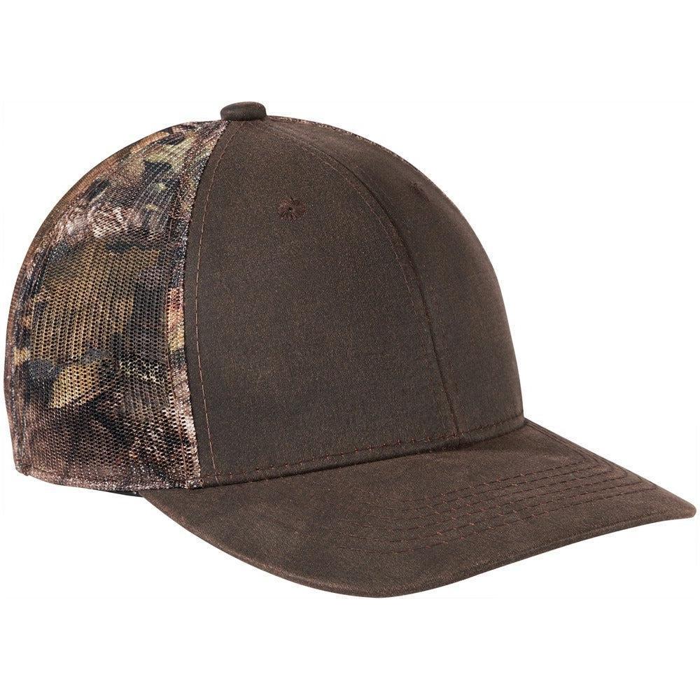 no-logo Port Authority Pigment Print Camouflage Mesh Back Cap-Regular-Port Authority-Mossy Oak Break Up Country/Brown-OSFA-Thread Logic