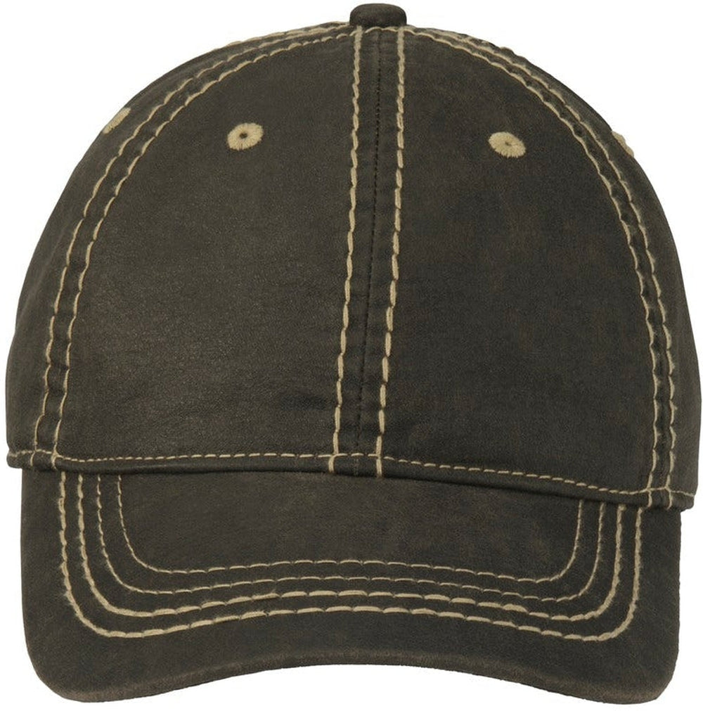 Port Authority Pigment Print Distressed Cap-Regular-Port Authority-Black-OSFA-Thread Logic
