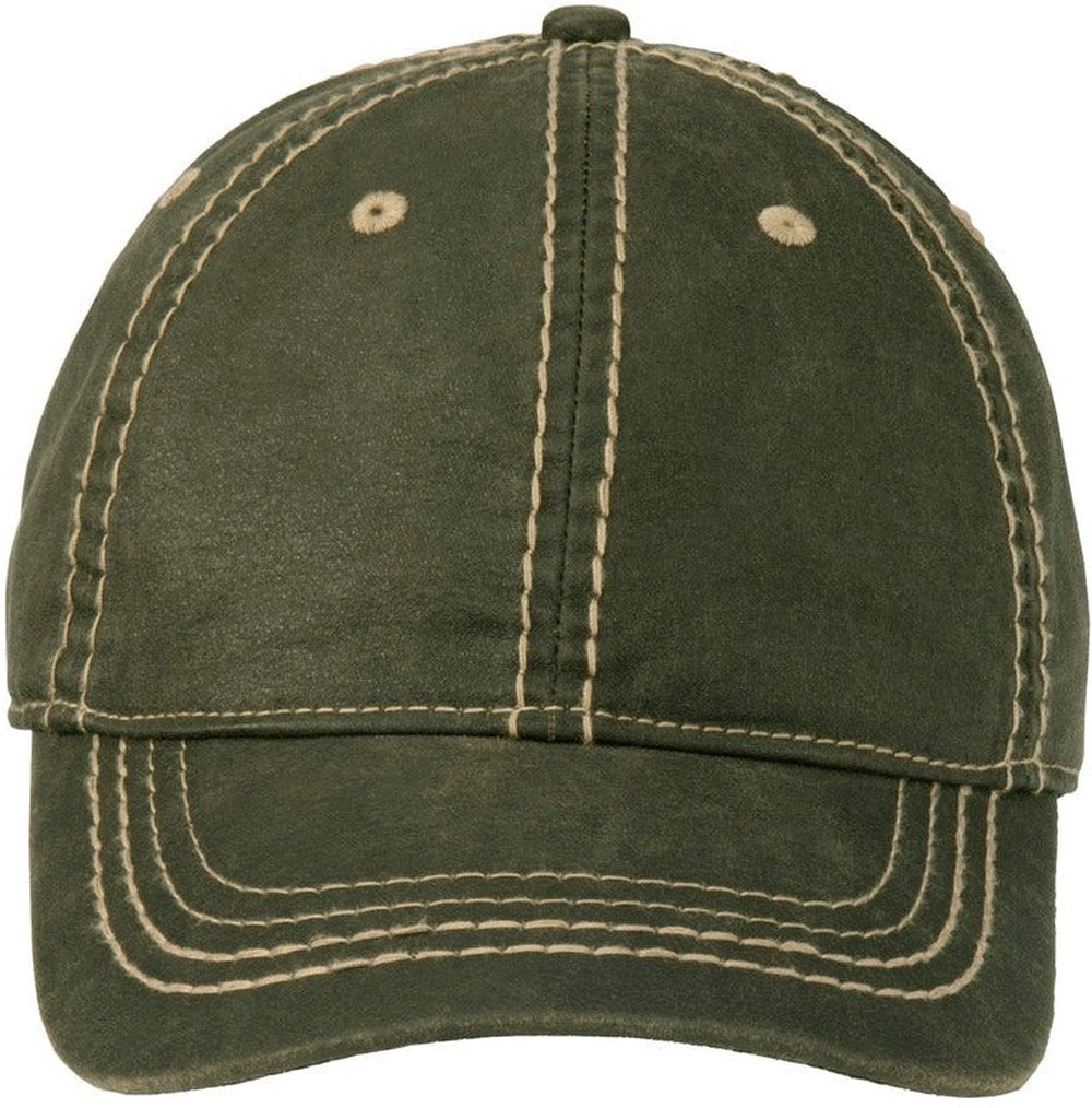 Port Authority Pigment Print Distressed Cap-Regular-Port Authority-Olive-OSFA-Thread Logic
