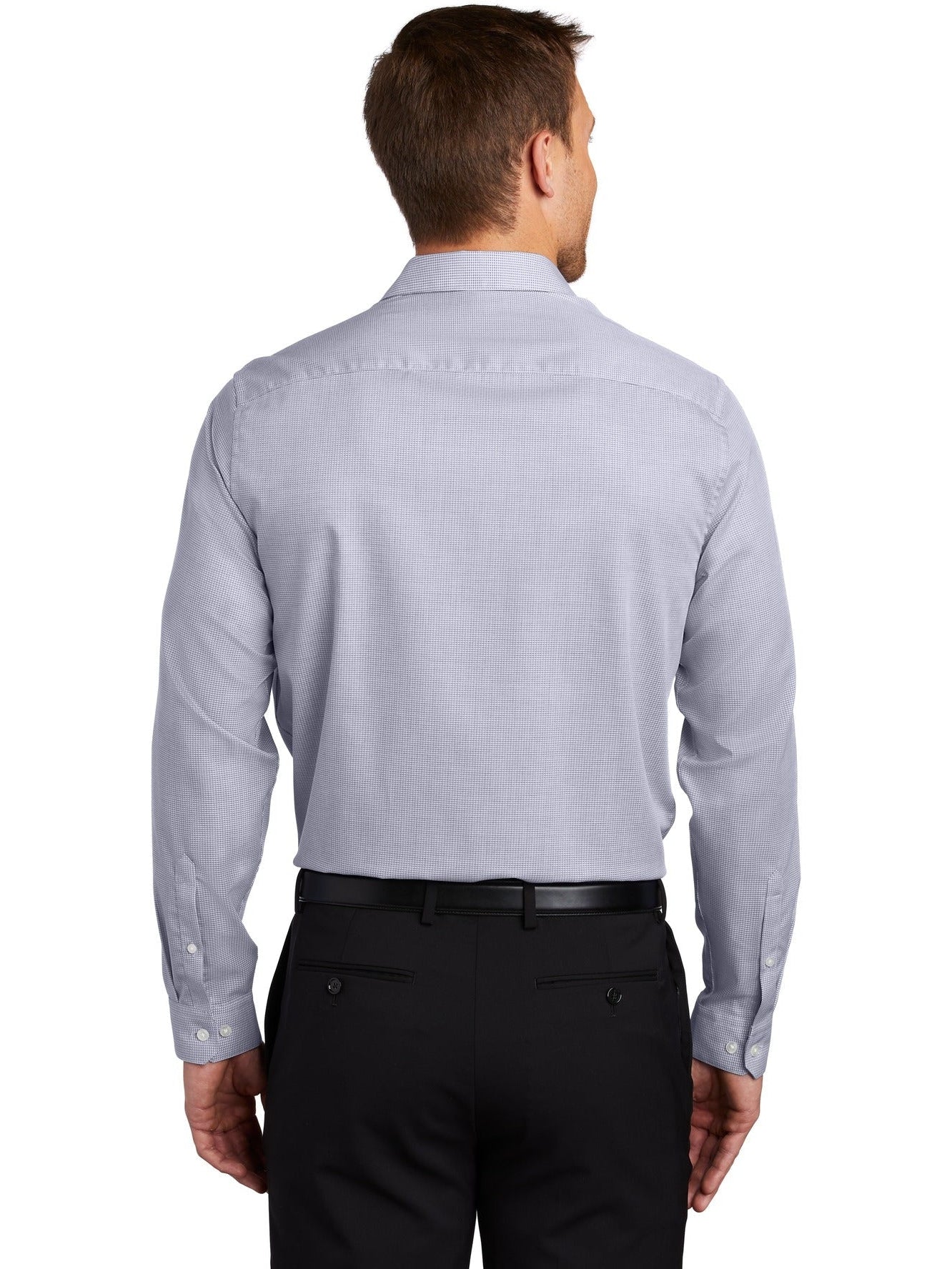 no-logo Port Authority Pincheck Easy Care Shirt-Active-Port Authority-Thread Logic