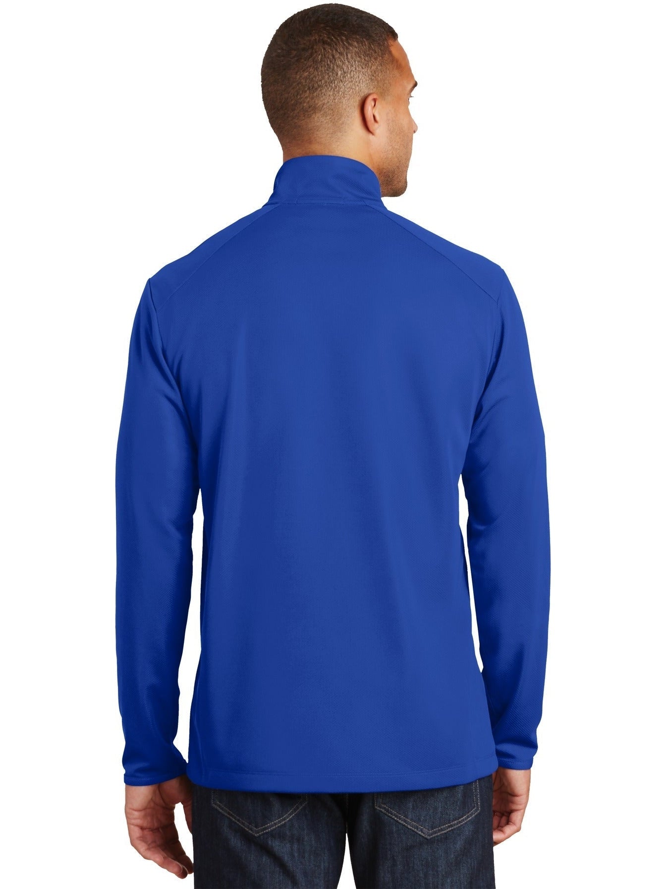 no-logo Port Authority Pinpoint Mesh 1/2-Zip-Regular-Port Authority-Thread Logic