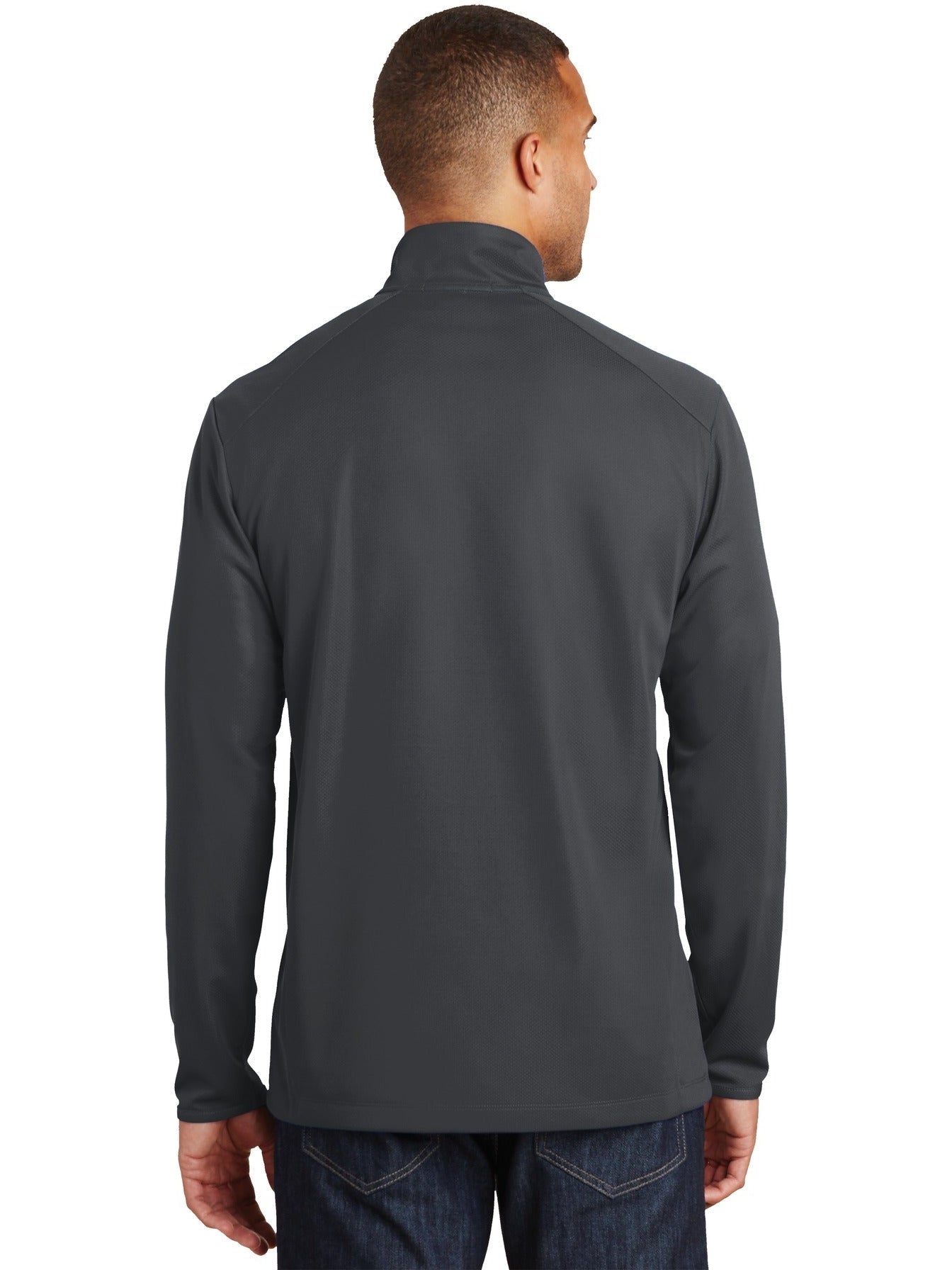no-logo Port Authority Pinpoint Mesh 1/2-Zip-Regular-Port Authority-Thread Logic