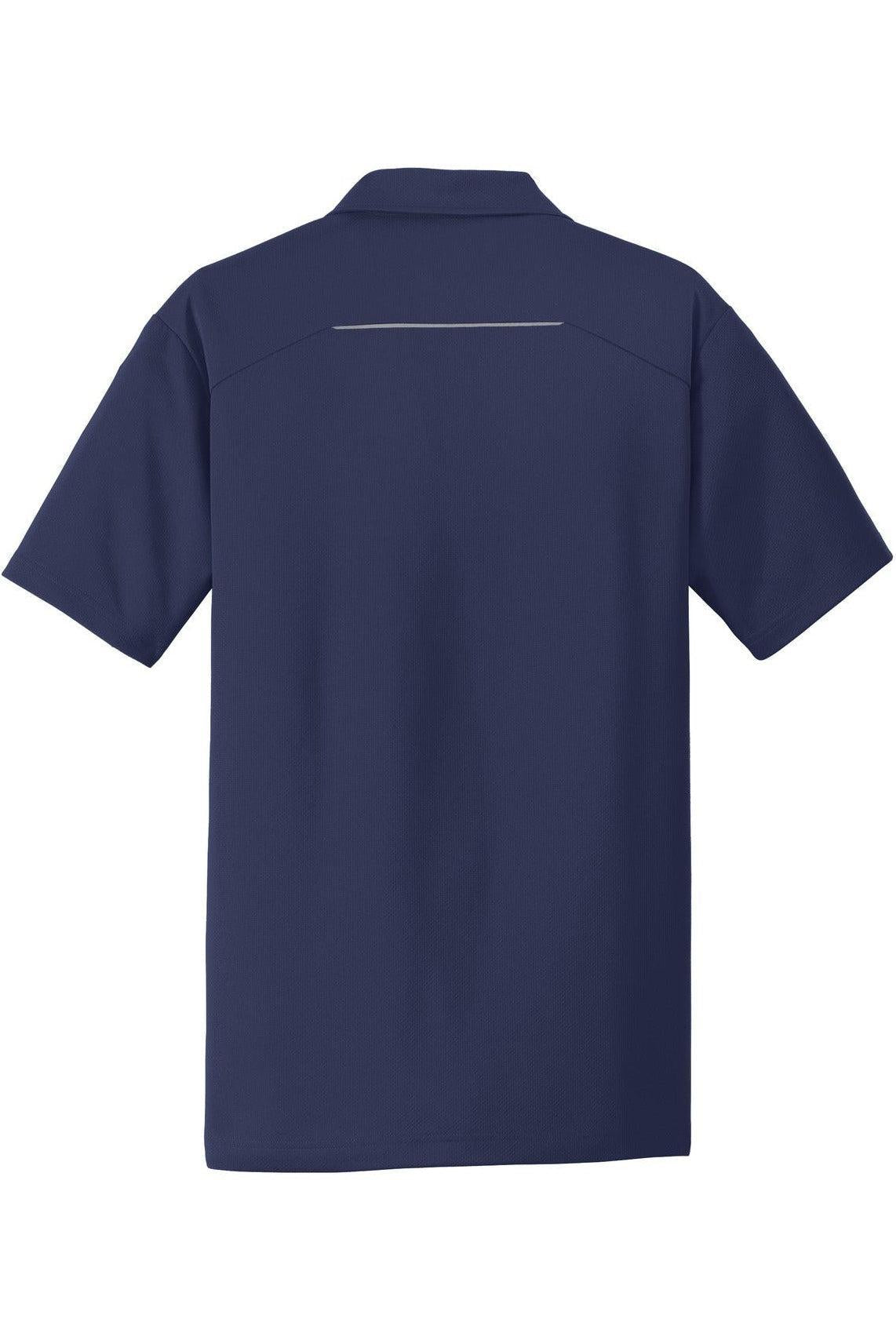 no-logo Port Authority Pinpoint Mesh Polo-Regular-Port Authority-Thread Logic