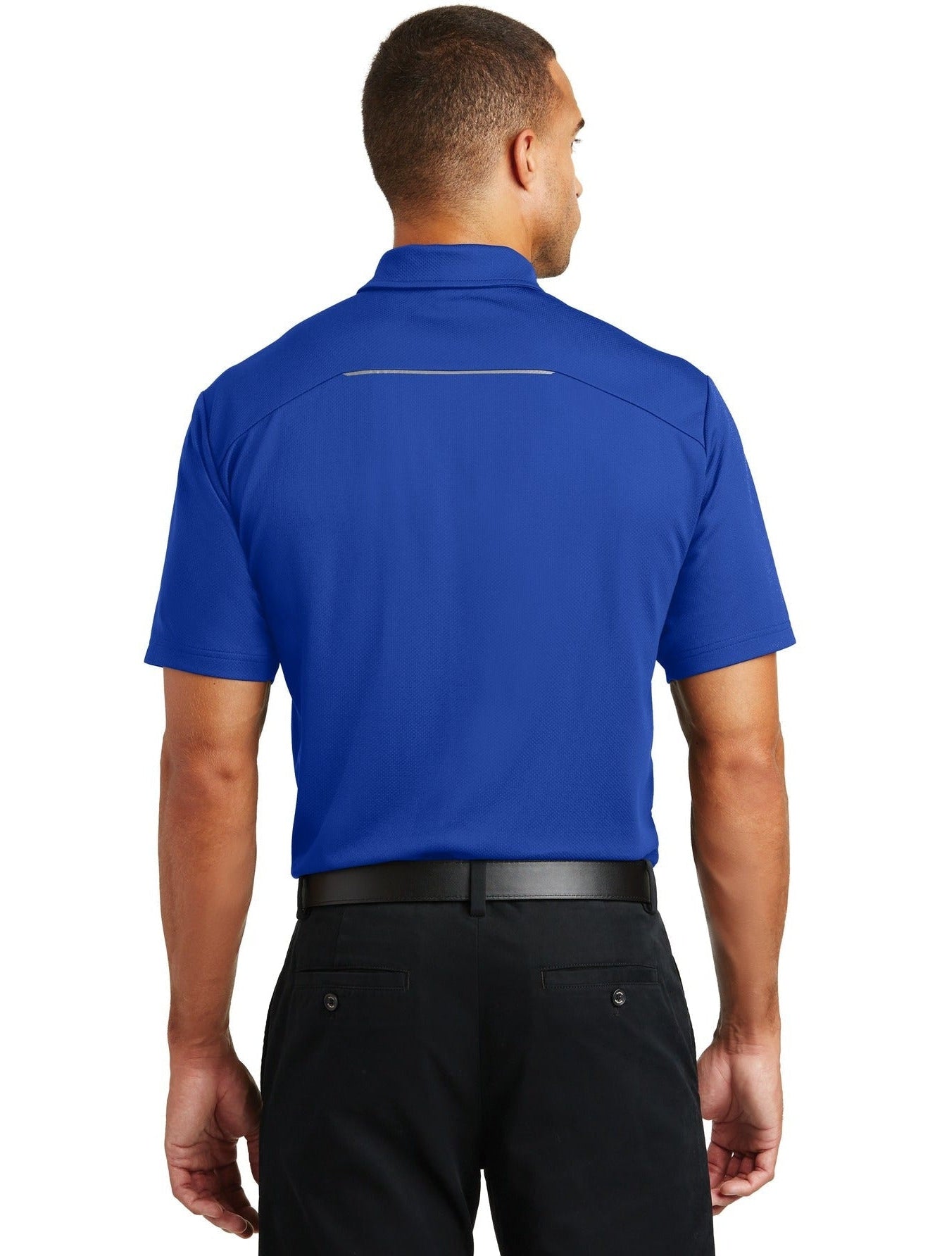 no-logo Port Authority Pinpoint Mesh Polo-Regular-Port Authority-Thread Logic