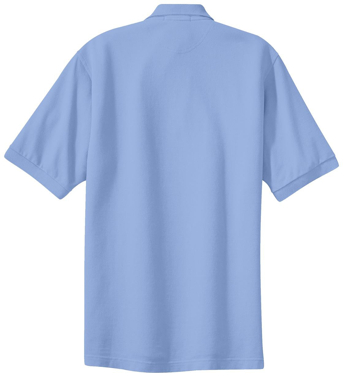 no-logo Port Authority Pique Knit Polo Shirt-Regular-Port Authority-Thread Logic