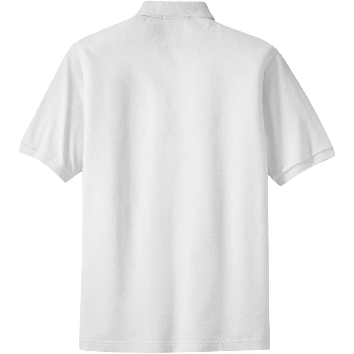 no-logo Port Authority Pique Knit Polo Shirt-Regular-Port Authority-Thread Logic