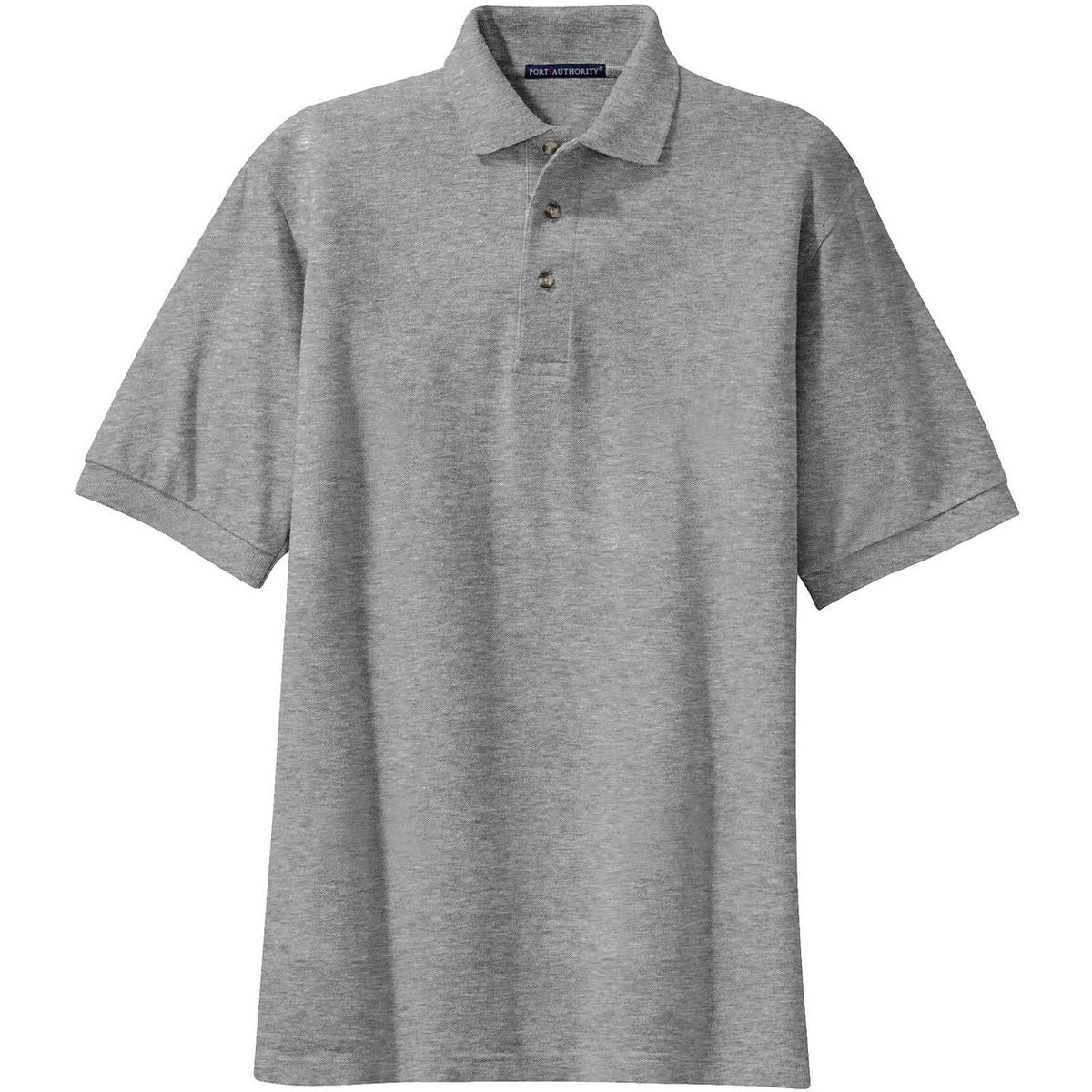 no-logo Port Authority Pique Knit Polo Shirt-Regular-Port Authority-Oxford-S-Thread Logic