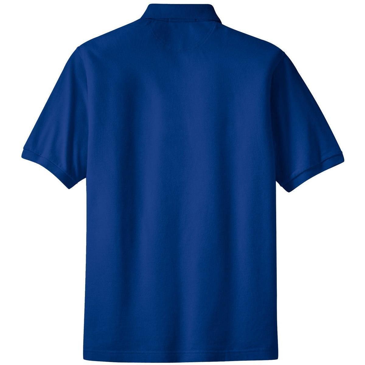 no-logo Port Authority Pique Knit Polo Shirt with Pocket-Regular-Port Authority-Thread Logic