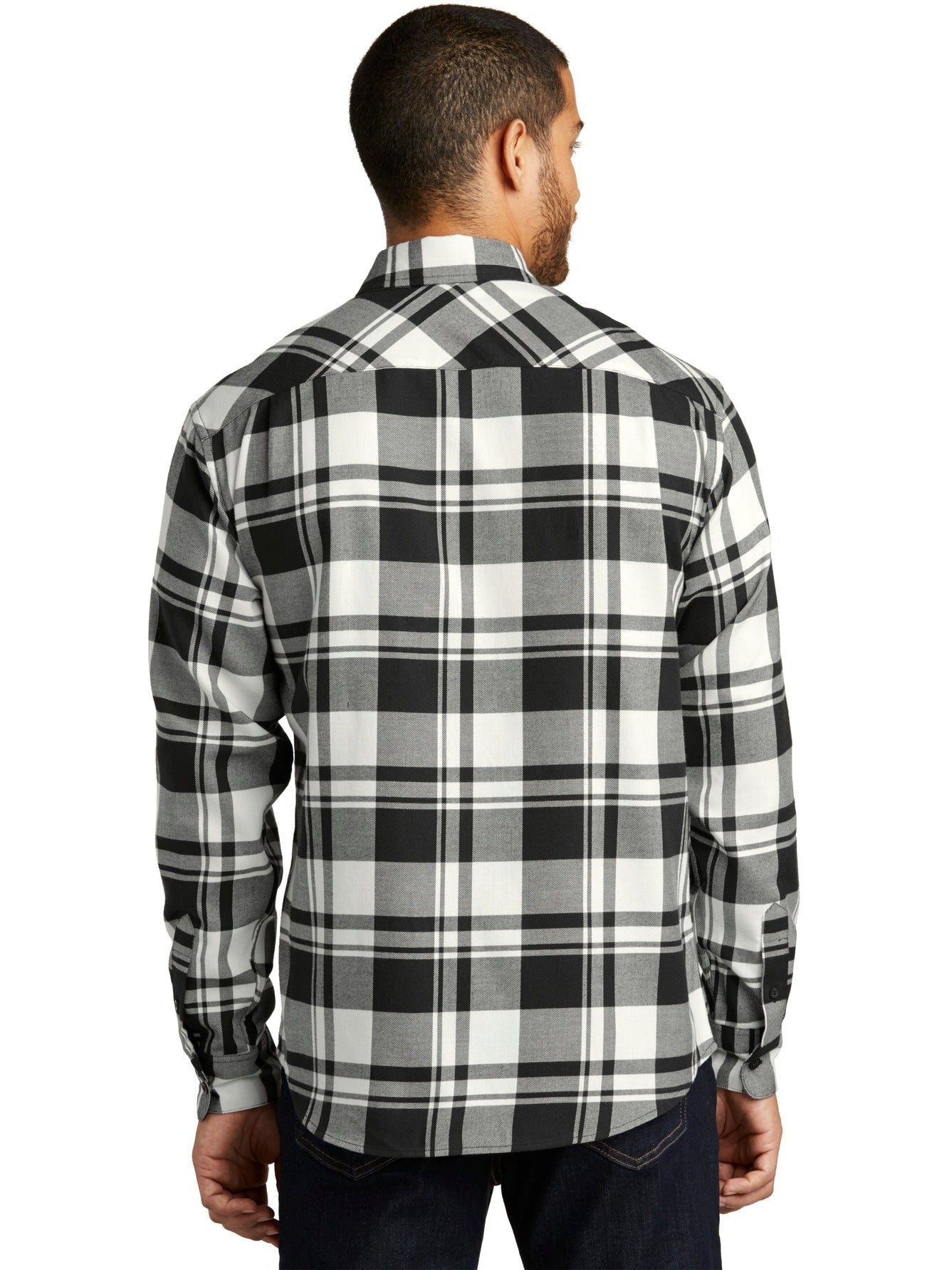 no-logo Port Authority Plaid Flannel Shirt-Regular-Port Authority-Thread Logic