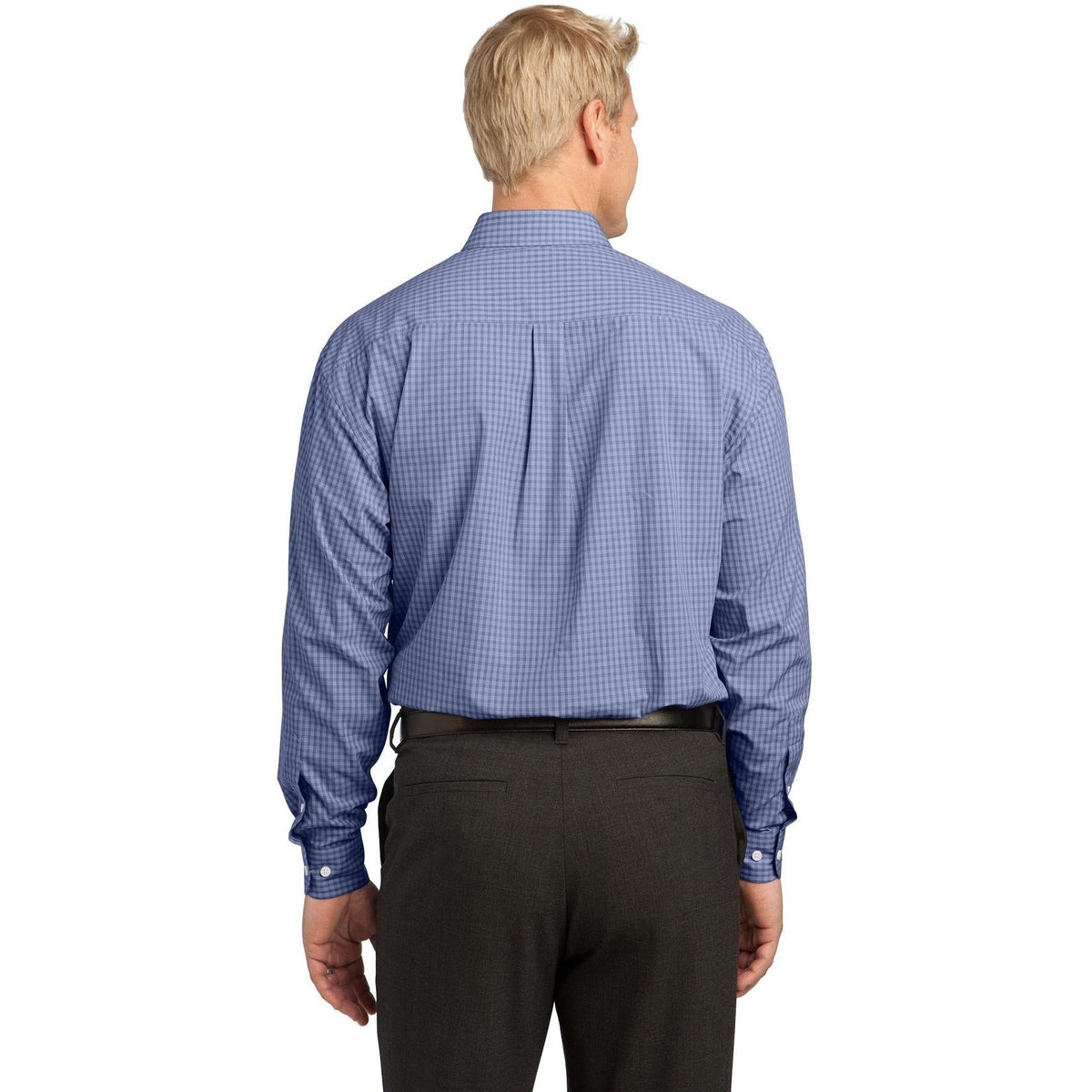 no-logo Port Authority Plaid Pattern Easy Care Shirt-Dress Shirts-Port Authority-Thread Logic