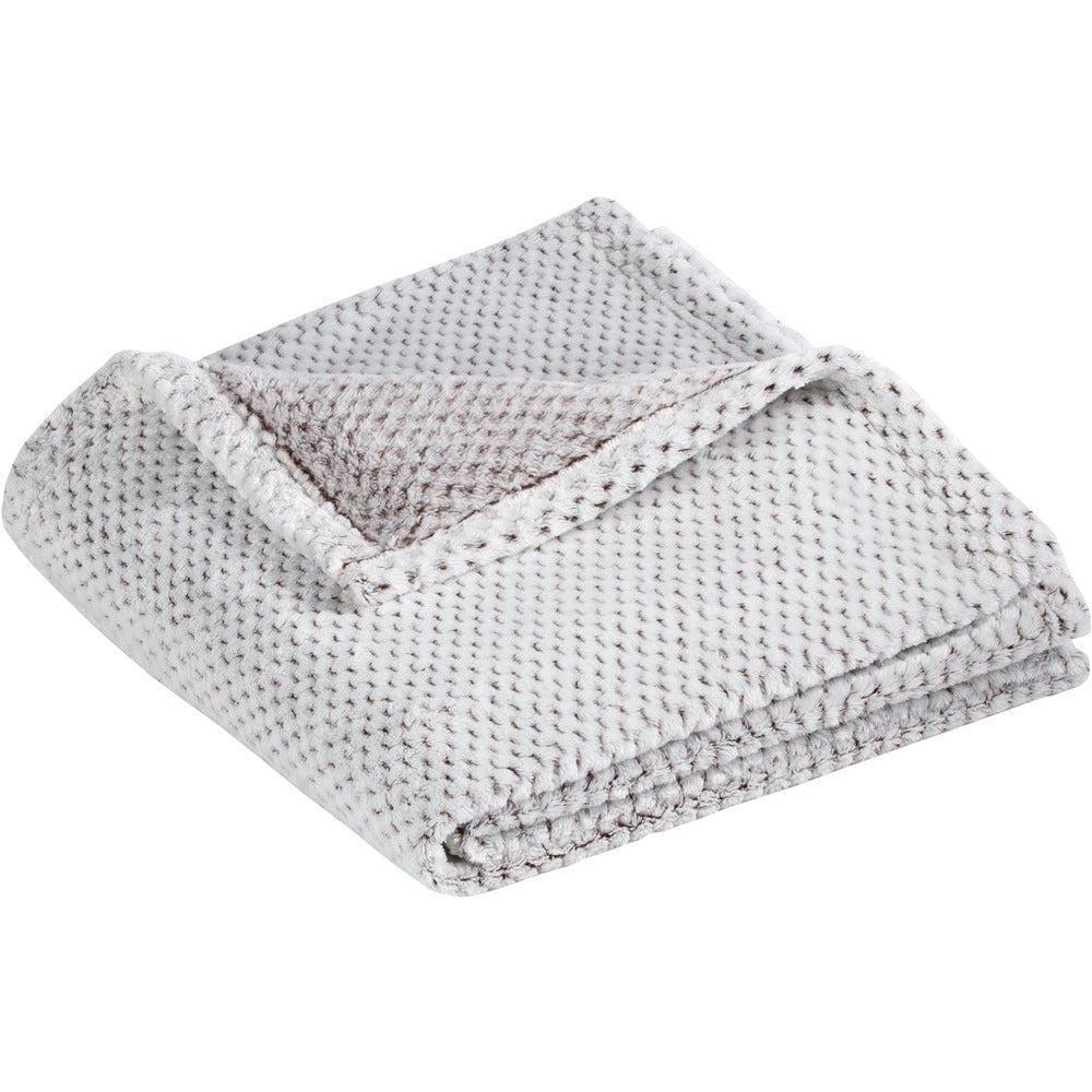 no-logo Port Authority Plush Texture Blanket-Active-Port Authority-Dark Chocolate Brown-1 Size-Thread Logic