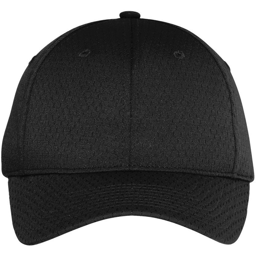 no-logo Port Authority Pro Mesh Cap-Regular-Port Authority-Black-OSFA-Thread Logic