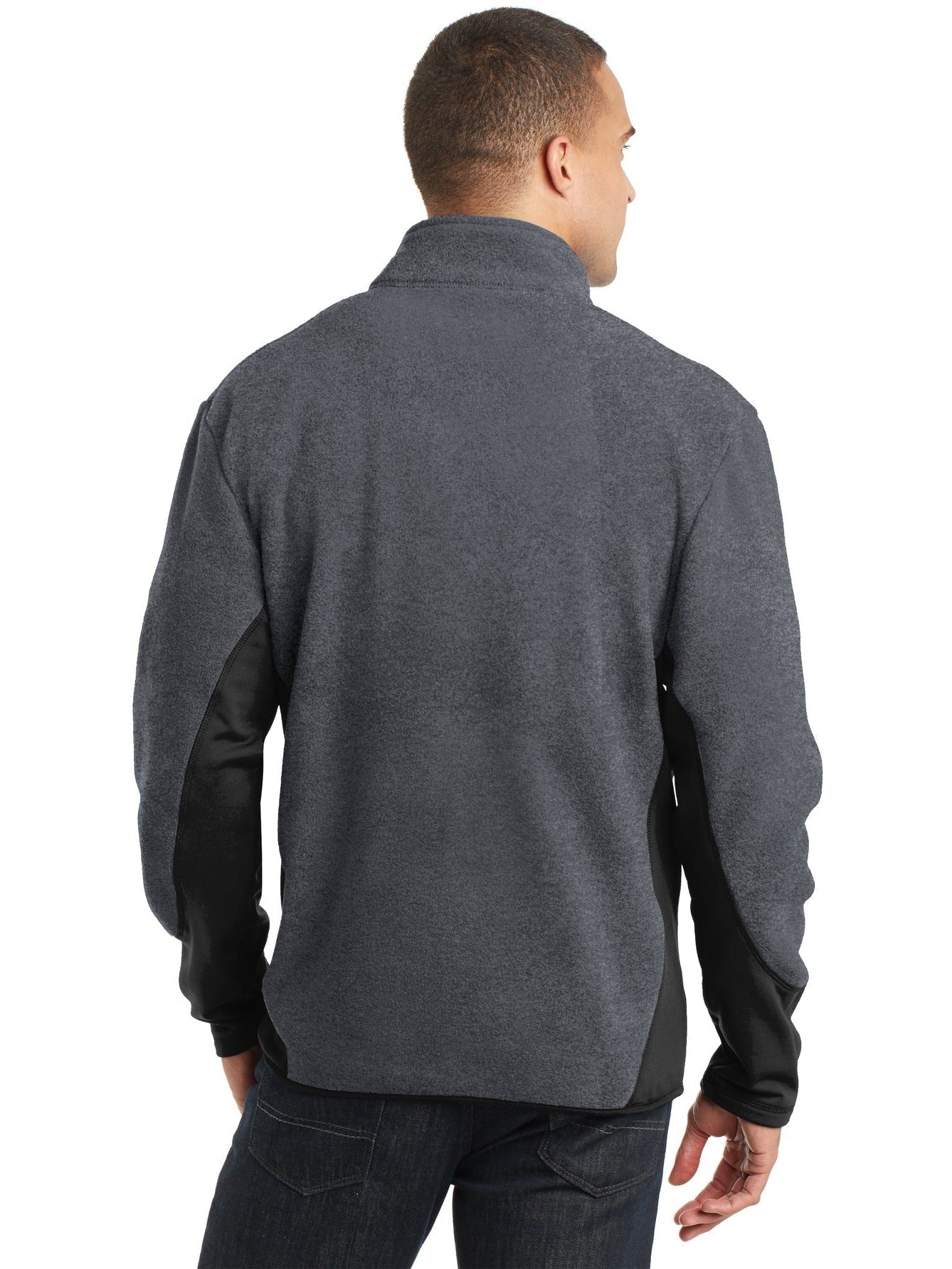 no-logo Port Authority R-Tek Pro Fleece Full-Zip Jacket-Regular-Port Authority-Thread Logic