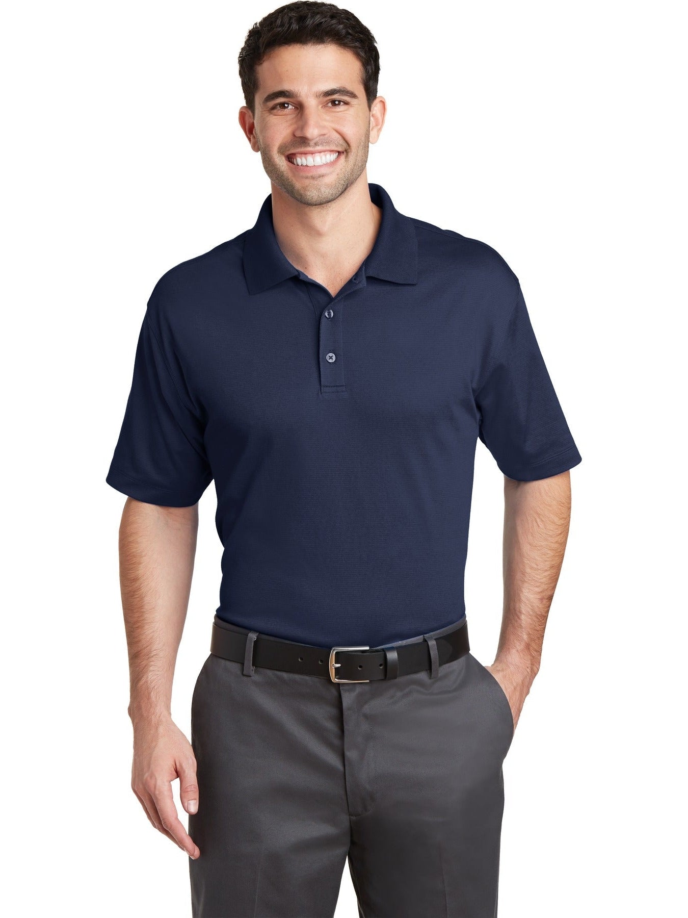 no-logo Port Authority Rapid Dry Mesh Polo-Regular-Port Authority-Thread Logic