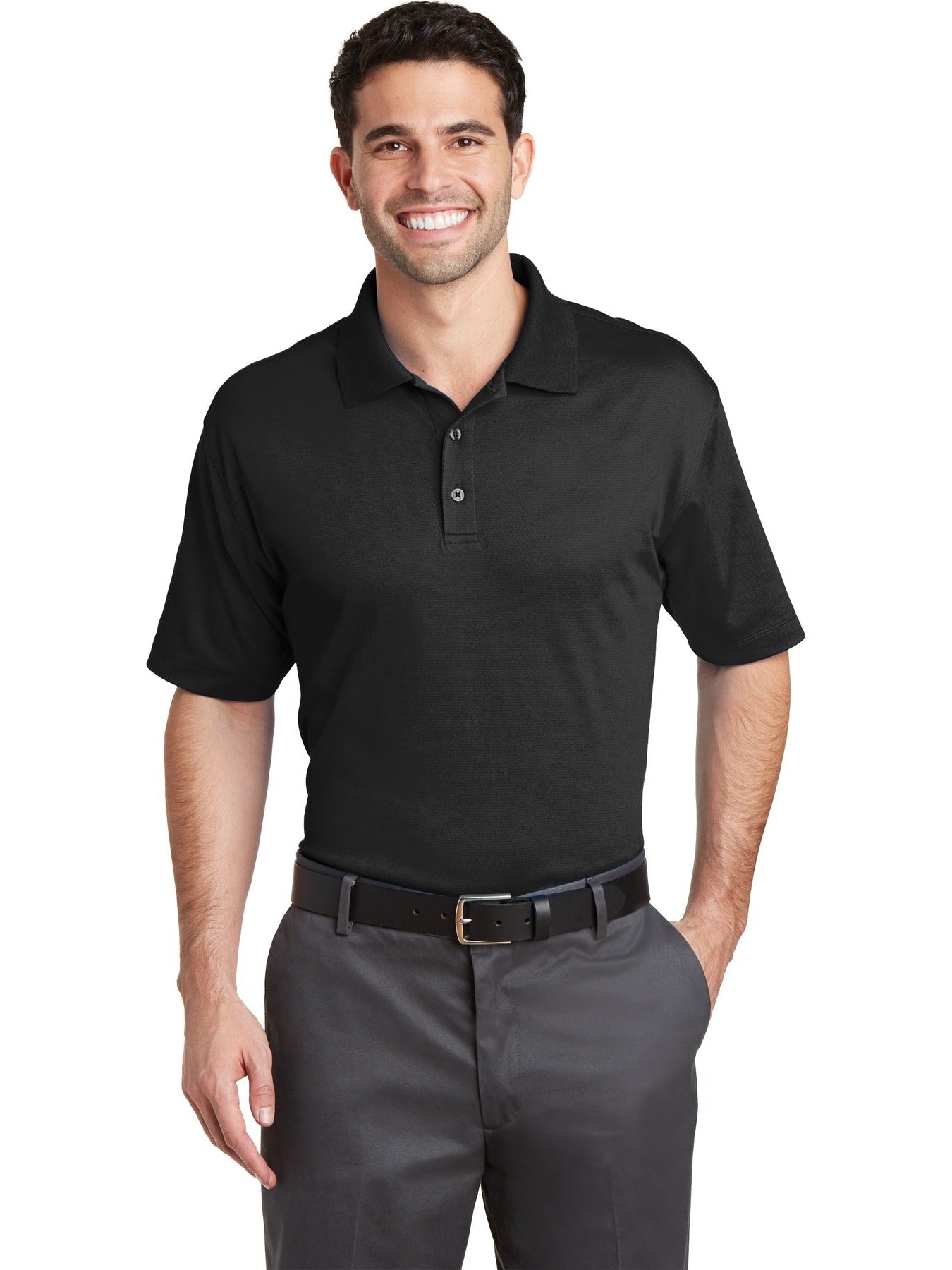 no-logo Port Authority Rapid Dry Mesh Polo-Regular-Port Authority-Thread Logic