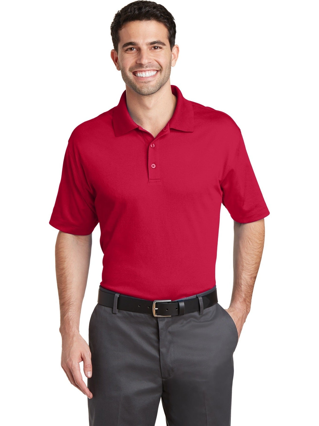 no-logo Port Authority Rapid Dry Mesh Polo-Regular-Port Authority-Thread Logic