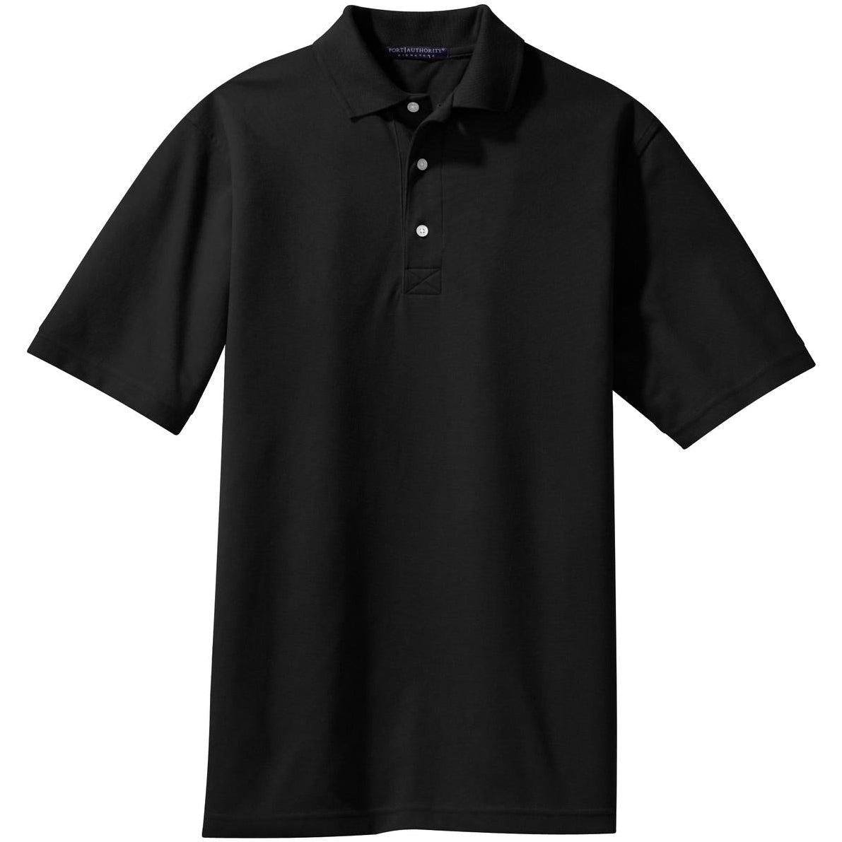 no-logo Port Authority Rapid Dry Polo Shirt-Regular-Port Authority-Jet Black-S-Thread Logic