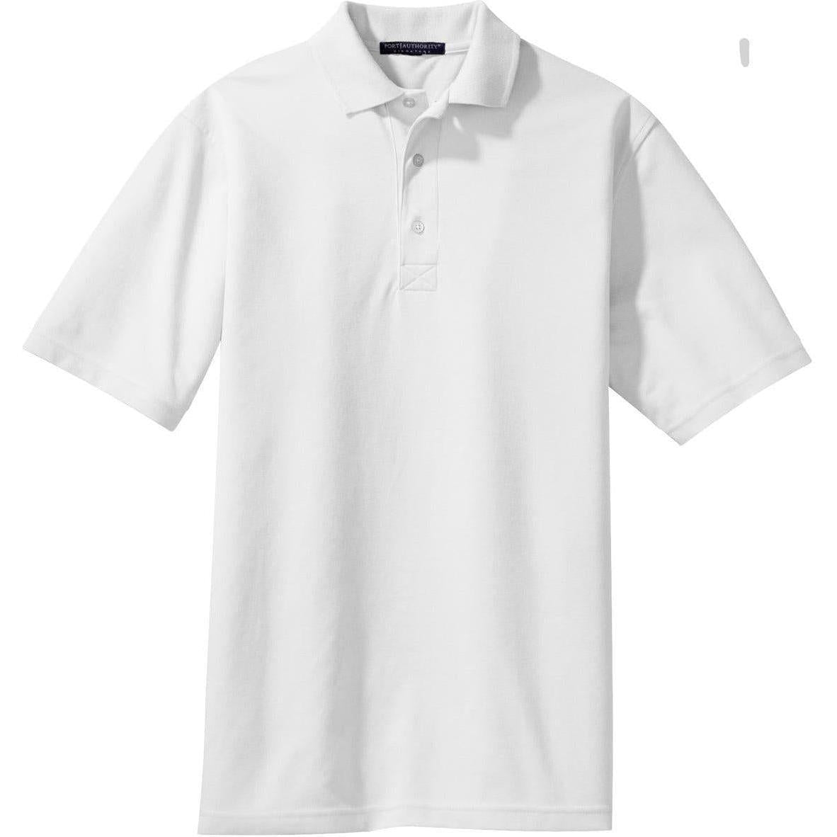 no-logo Port Authority Rapid Dry Polo Shirt-Regular-Port Authority-White-S-Thread Logic