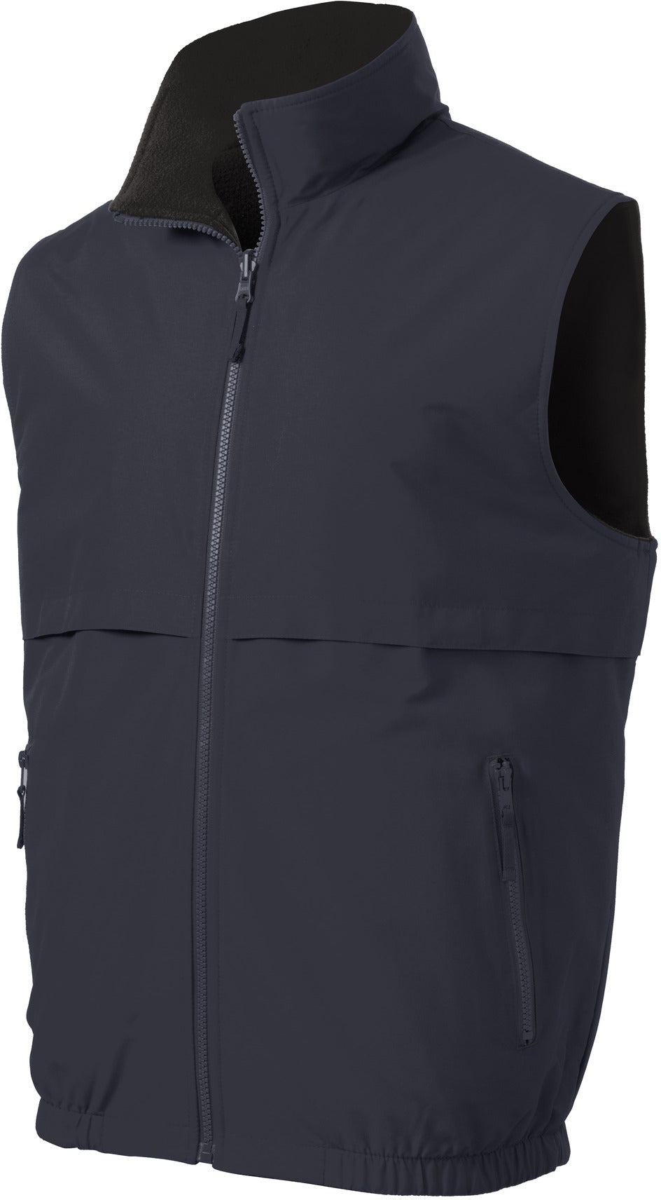 no-logo Port Authority Reversible Charger Vest-Regular-Port Authority-Battleship Grey-S-Thread Logic