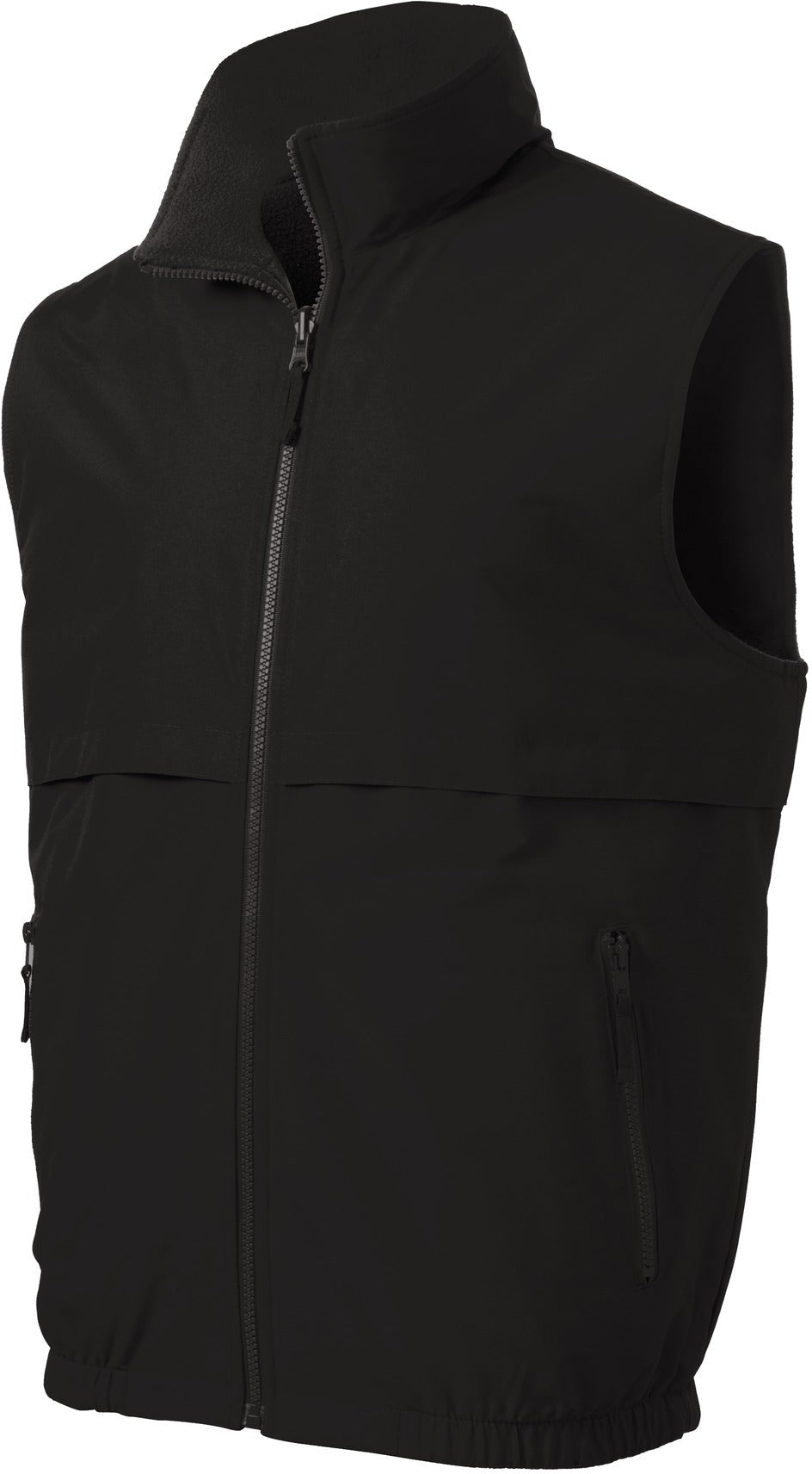no-logo Port Authority Reversible Charger Vest-Regular-Port Authority-True Black-S-Thread Logic