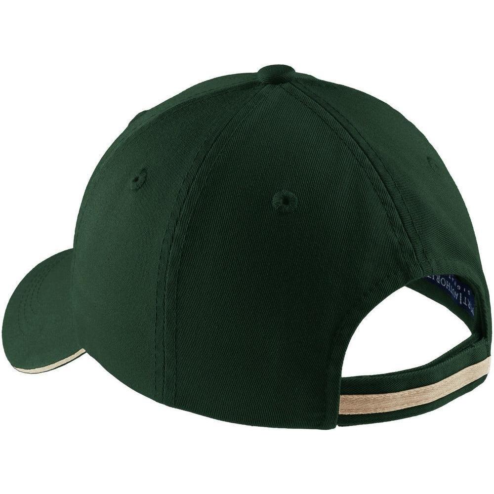 no-logo Port Authority Sandwich Bill Cap-Headwear-Port Authority-Thread Logic