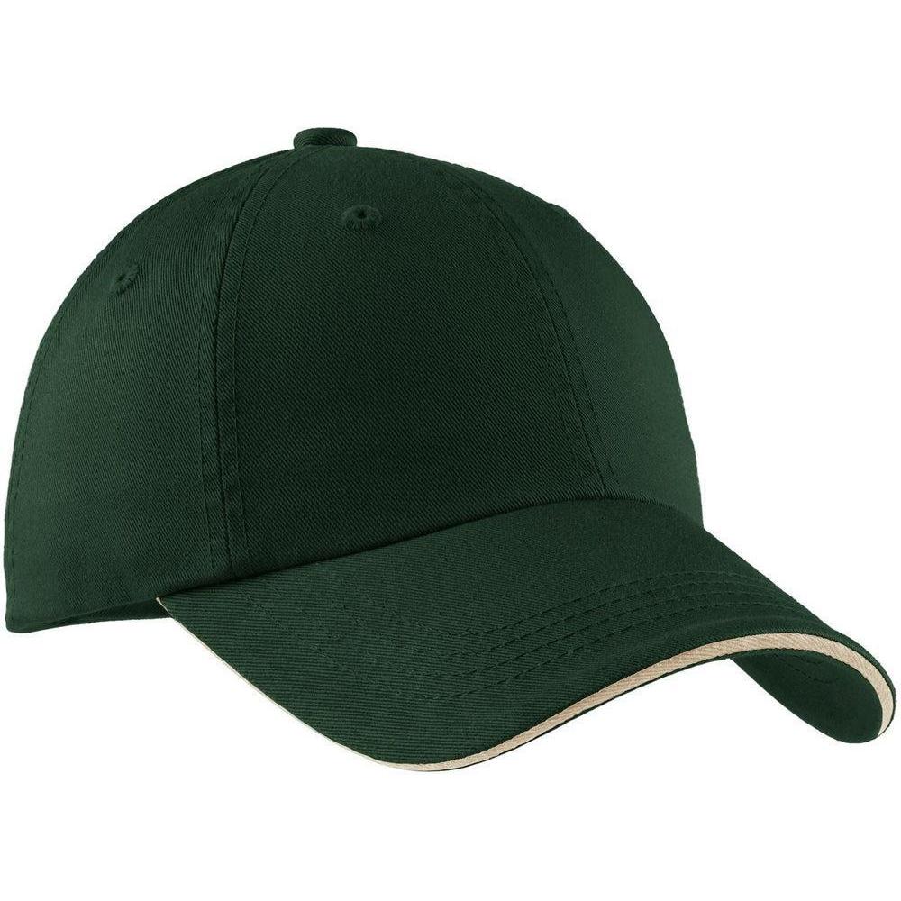 no-logo Port Authority Sandwich Bill Cap-Headwear-Port Authority-Thread Logic