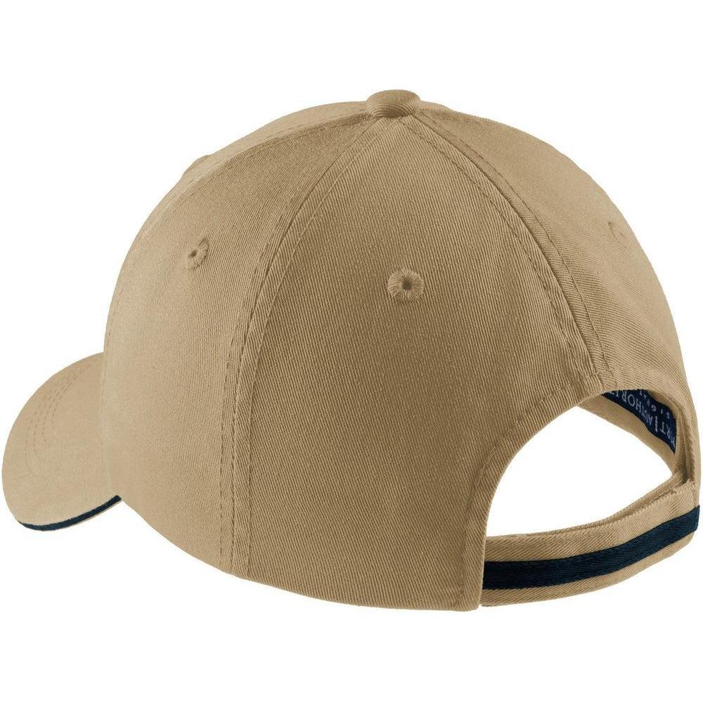 no-logo Port Authority Sandwich Bill Cap-Headwear-Port Authority-Thread Logic