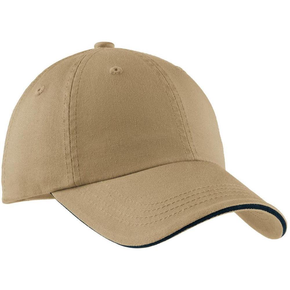 no-logo Port Authority Sandwich Bill Cap-Headwear-Port Authority-Thread Logic