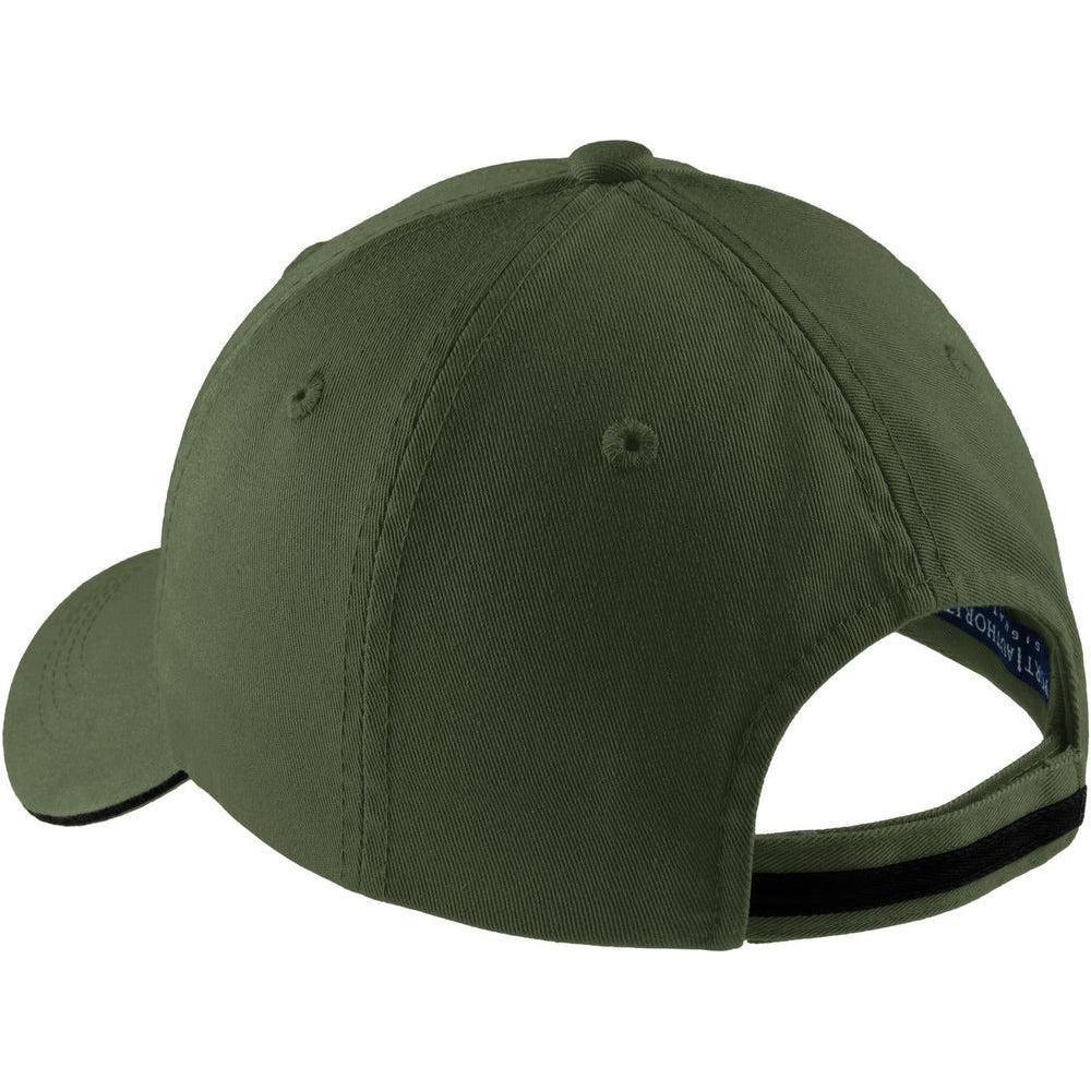 no-logo Port Authority Sandwich Bill Cap-Headwear-Port Authority-Thread Logic