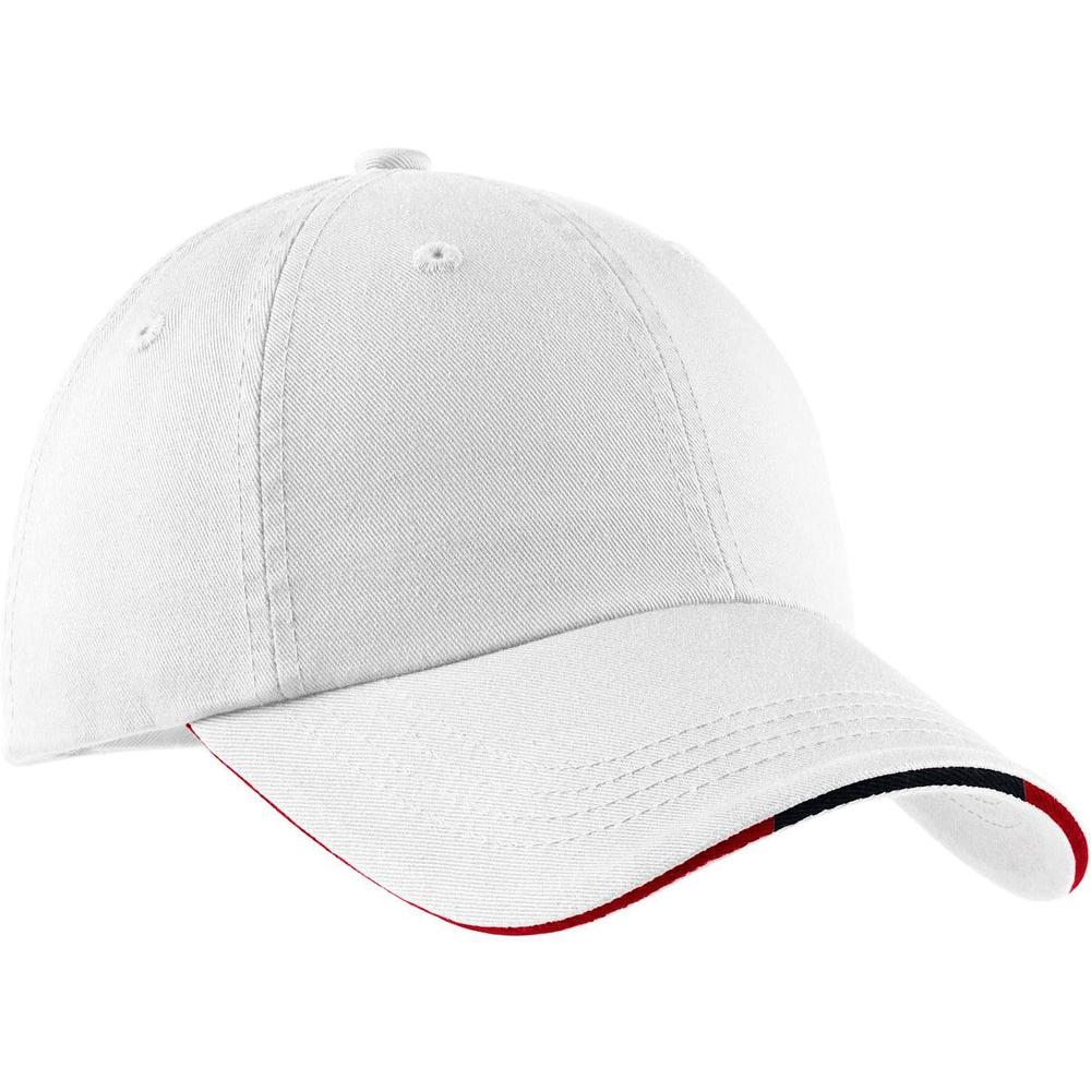 no-logo Port Authority Sandwich Bill Cap-Headwear-Port Authority-Thread Logic