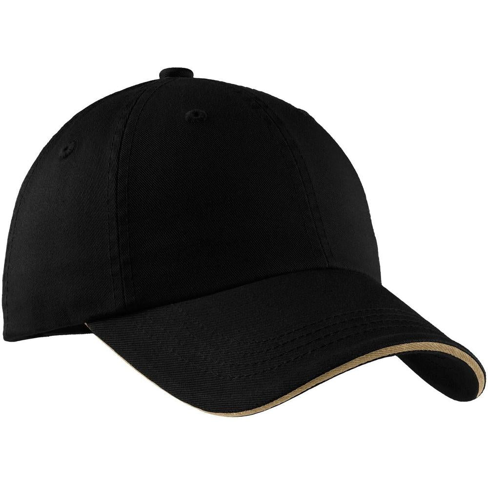 no-logo Port Authority Sandwich Bill Cap-Headwear-Port Authority-Thread Logic