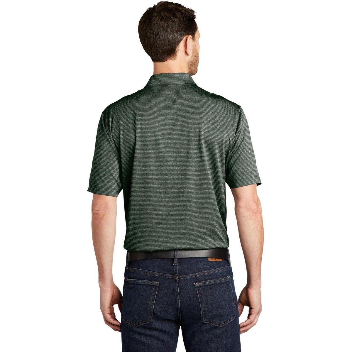 no-logo Port Authority Shadow Stripe Polo-Regular-Port Authority-Thread Logic