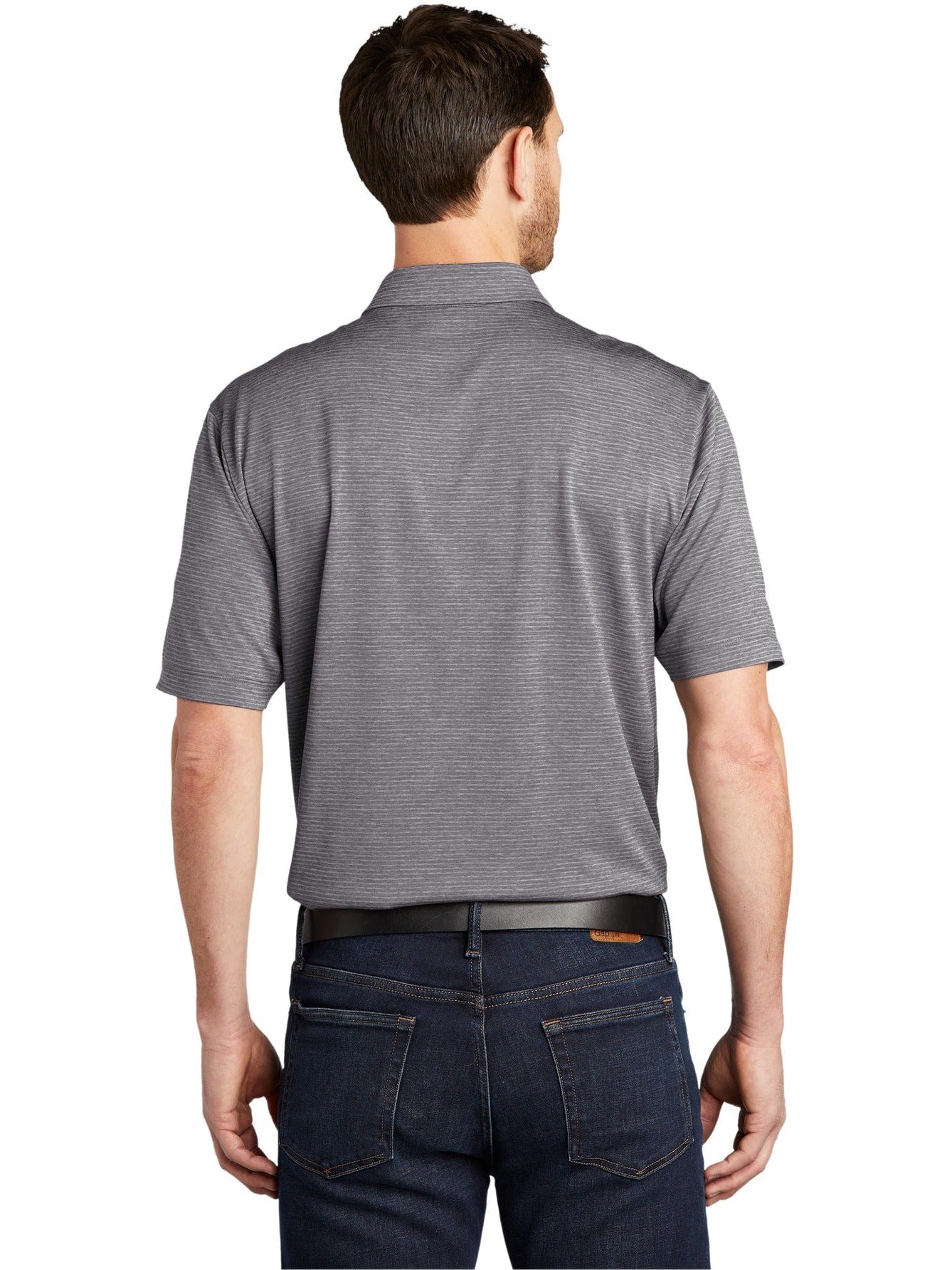 no-logo Port Authority Shadow Stripe Polo-Regular-Port Authority-Thread Logic