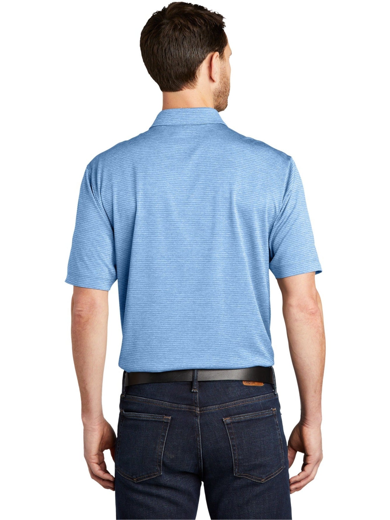 no-logo Port Authority Shadow Stripe Polo-Regular-Port Authority-Thread Logic
