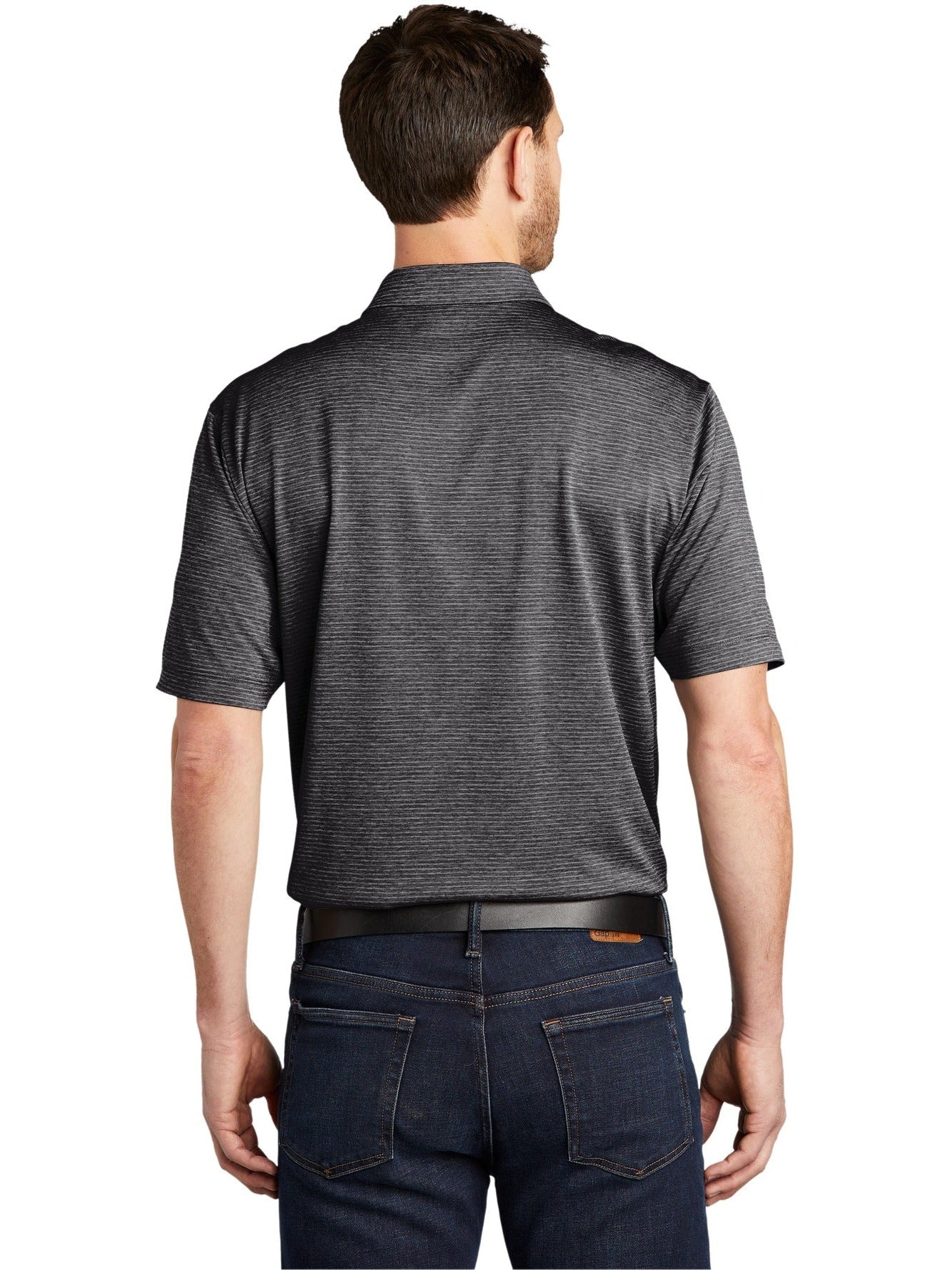 no-logo Port Authority Shadow Stripe Polo-Regular-Port Authority-Thread Logic