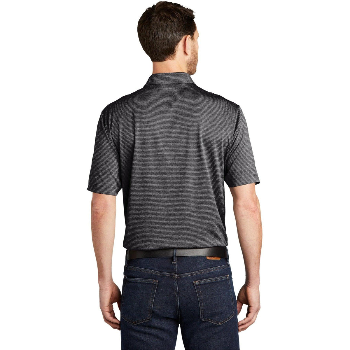 no-logo Port Authority Shadow Stripe Polo-Regular-Port Authority-Thread Logic