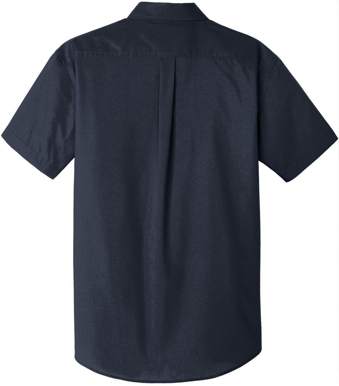 no-logo Port Authority Short Sleeve Carefree Poplin Shirt-Discontinued-Port Authority-Thread Logic