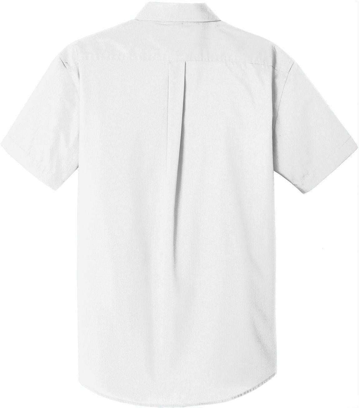 no-logo Port Authority Short Sleeve Carefree Poplin Shirt-Discontinued-Port Authority-Thread Logic