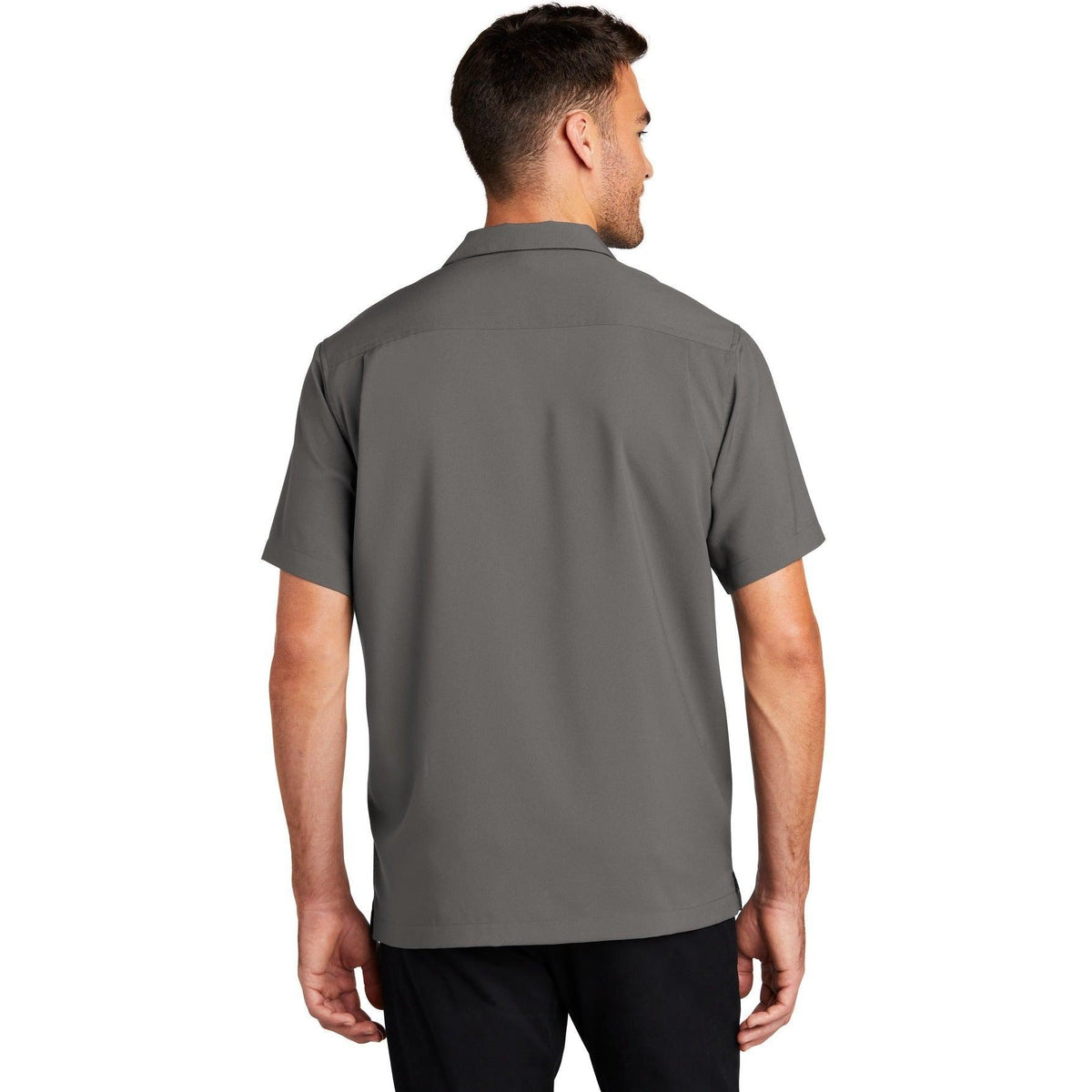 no-logo Port Authority Short Sleeve Performance Staff Shirt-Dress Shirts-Port Authority-Thread Logic