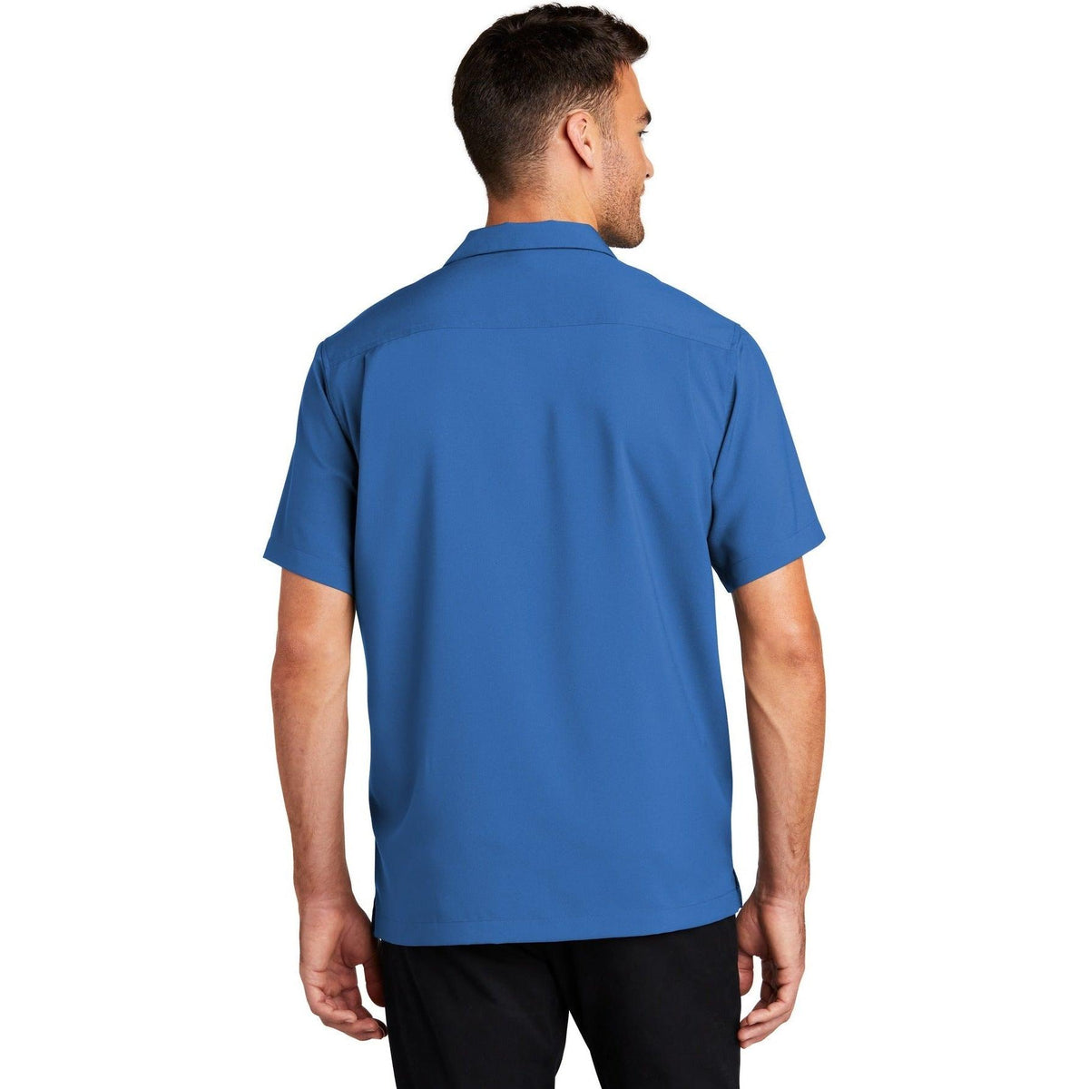 no-logo Port Authority Short Sleeve Performance Staff Shirt-Dress Shirts-Port Authority-Thread Logic