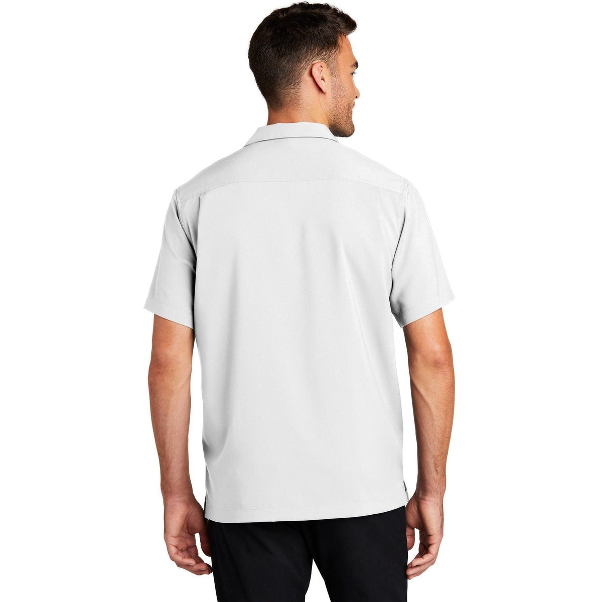 no-logo Port Authority Short Sleeve Performance Staff Shirt-Dress Shirts-Port Authority-Thread Logic