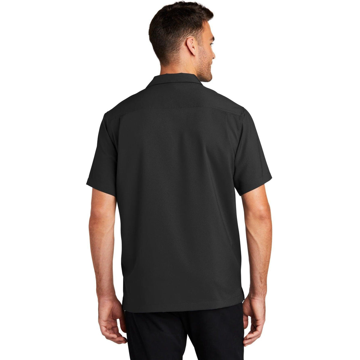 no-logo Port Authority Short Sleeve Performance Staff Shirt-Dress Shirts-Port Authority-Thread Logic